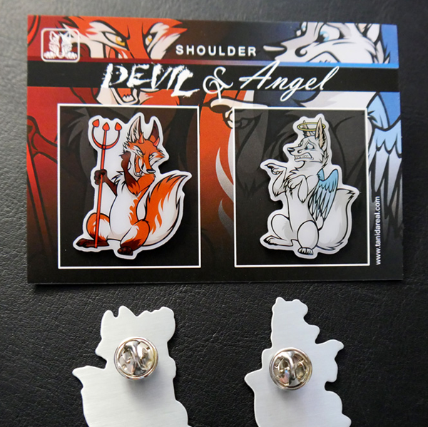 Shoulder Angel Pins